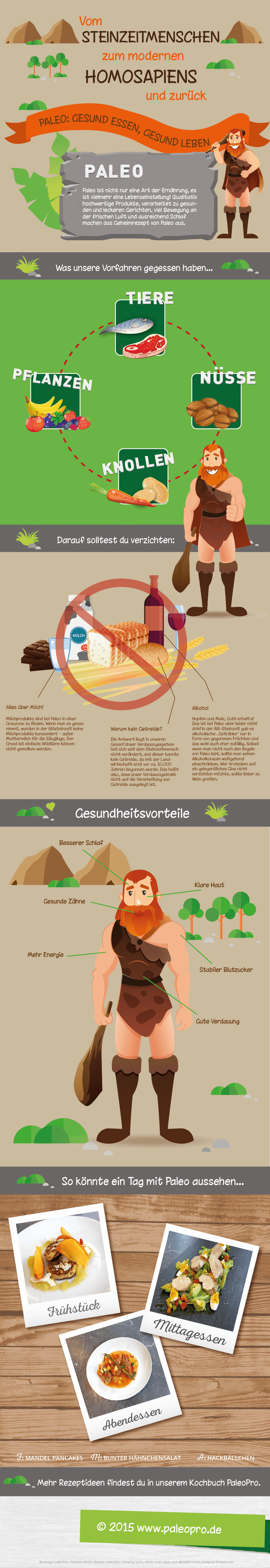 Paleo Geschichte - Infografik 
